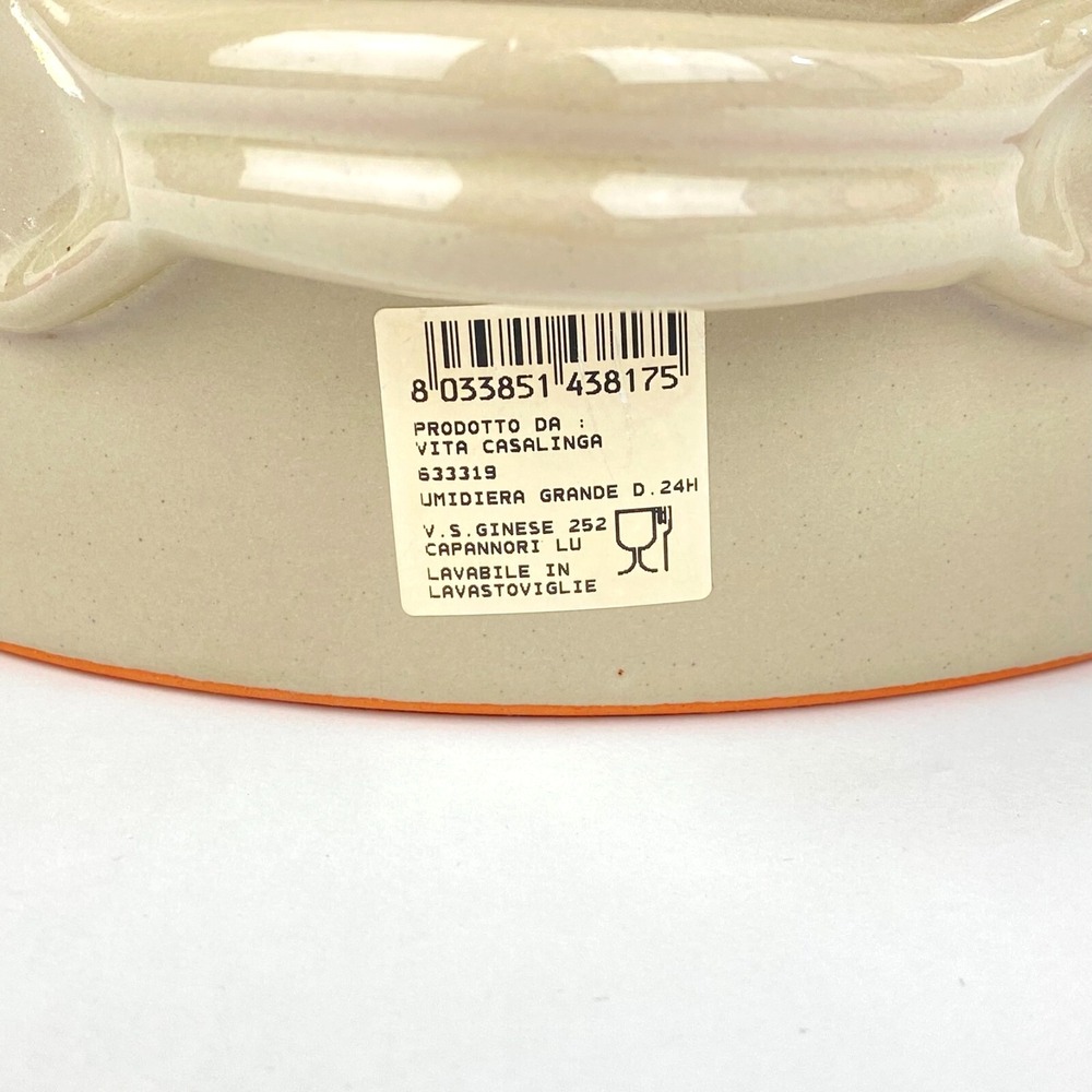 NEW Vita Casalinga Dutch Oven Casserole Pot Large Stew Pot Dish Stoneware 9.5" - Picture 4 of 9
